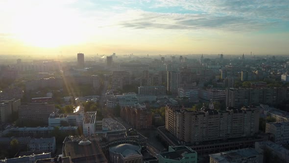 Morning Over City Roofs