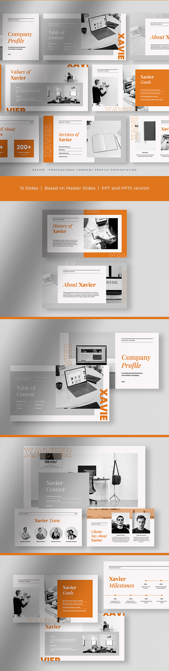 Xavier - Professional Company Profile Presentation
