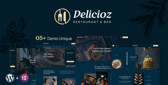 Delicioz – Restaurant WordPress Theme