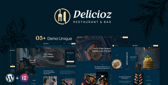 Delicioz - Restaurant WordPress Theme