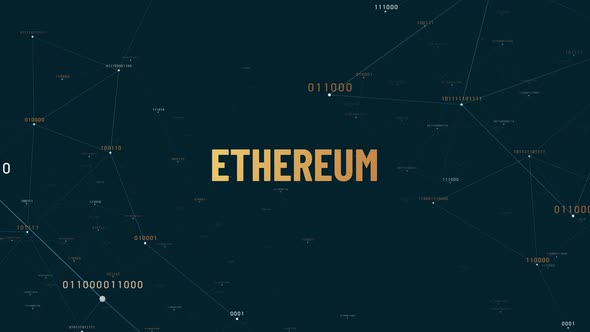 Ethereum Cryptocurrency Animation 4K