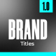 Brand Titles - VideoHive Item for Sale