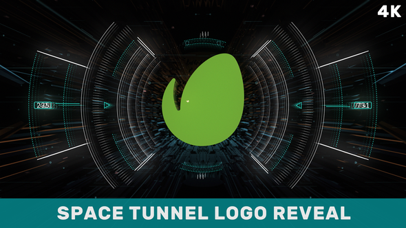 Space Tunnel Logo Reveal alt
