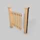 wooden gate - 3DOcean Item for Sale