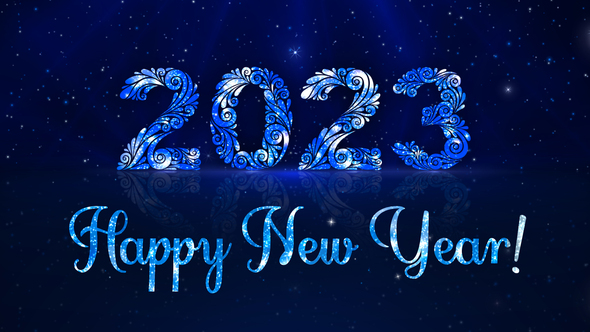 Greeting Happy New Year 2023