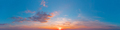 Panorama of the evening sky with setting sun - PhotoDune Item for Sale