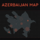 Azerbaijan Map and HUD Elements - VideoHive Item for Sale
