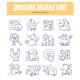 Inbound Marketing Doodle Icons - GraphicRiver Item for Sale