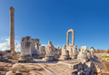 Temple of Apollo in ancient city of Didim during day - PhotoDune Item for Sale