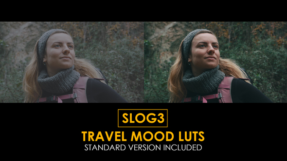 Slog3 Travel Mood and Standard LUTs