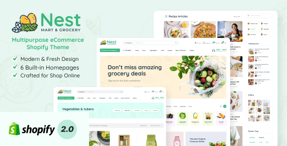 Nest - Multipurpose eCommerce Shopify Theme