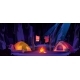 Summer Camp in Night Forest Cartoon Illustration - GraphicRiver Item for Sale