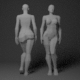 Lowpoly Basemesh Female - 3DOcean Item for Sale
