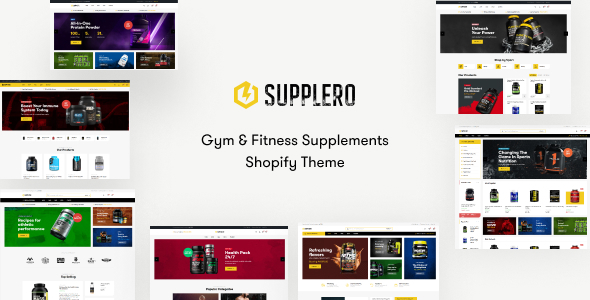Ap Supplero - Gym & Fitness Supplements Shopify Theme