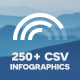 250+ CSV Driven Infographics Pack - VideoHive Item for Sale