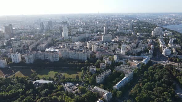 Kyiv - Aerial View of the Capital of Ukraine. Kiev