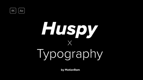 Huspy Typography 1.0 alt
