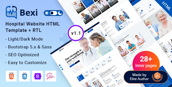 Hospital HTML Website Templates | ThemeForest