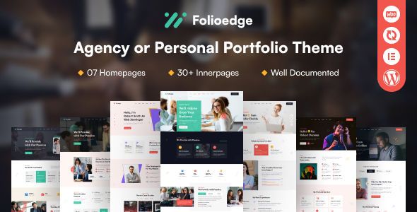 Folioedge - Personal Portfolio WordPress Theme