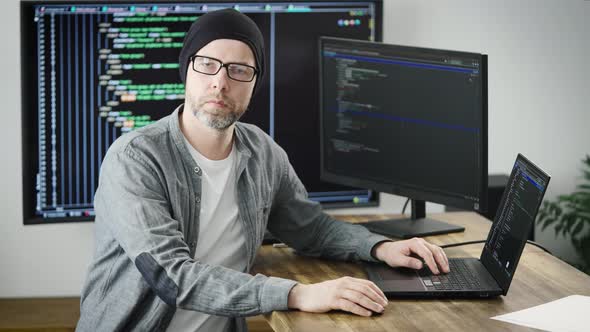 Portrait of a Senior Employee of the Software Development Department
