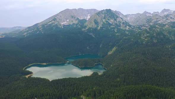 Black Lake in Durmitor National Park Zabljak Montenegro