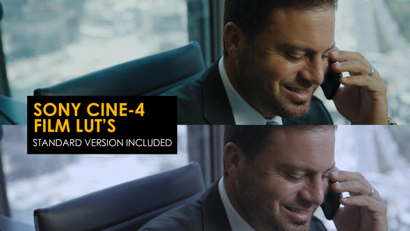 Sony Cine-4 Film And Standard Luts for Final Cut