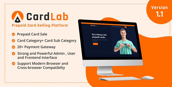 CardLab - Prepaid Card Selling Platform