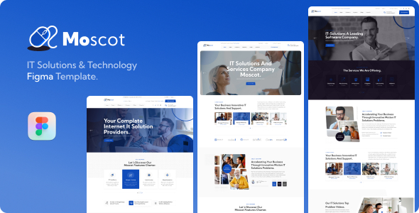 Moscot - IT solution & Technology Website Figma Template