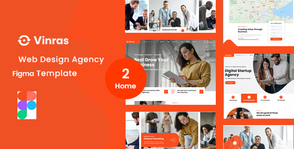 Vinras-Digital Agency Figma Template