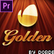Golden Logo - Premiere Pro Mogrt Project - VideoHive Item for Sale