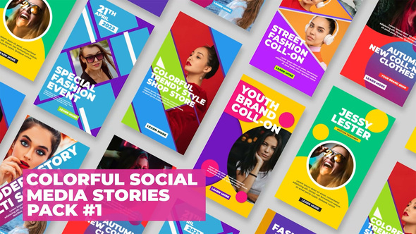 Instagram Stories Colorful V1 FCP alt