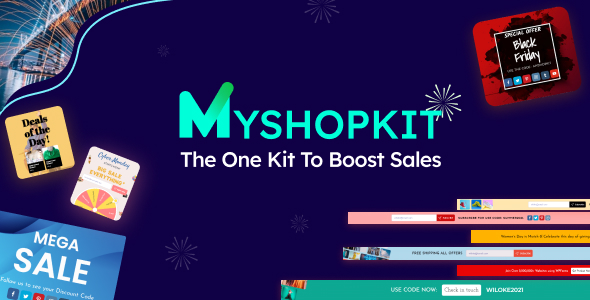 Woocommerce Coupon Popup, Smartbar, Slide In | Myshopkit