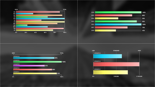 Horizontal Bar Infographic