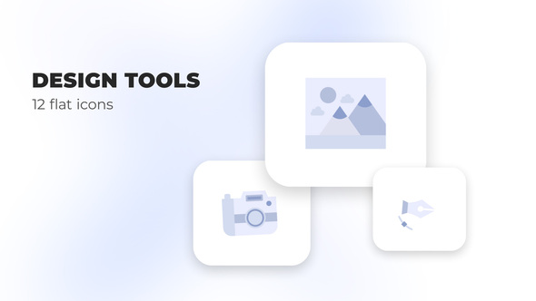 Design Tools - Flat Icons alt
