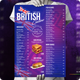 British Poster Food Menu Design - GraphicRiver Item for Sale