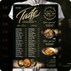 Elegant Poster Food Menu Template - GraphicRiver Item for Sale