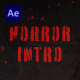 Horror Intro - VideoHive Item for Sale