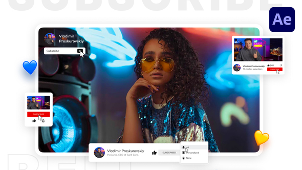 YouTube Subscribe | After Effects