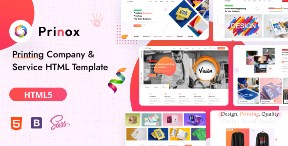 Prinox - Printing Services HTML Template