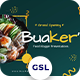 Buaker - Food Vlogger Googleslide Templates - GraphicRiver Item for Sale