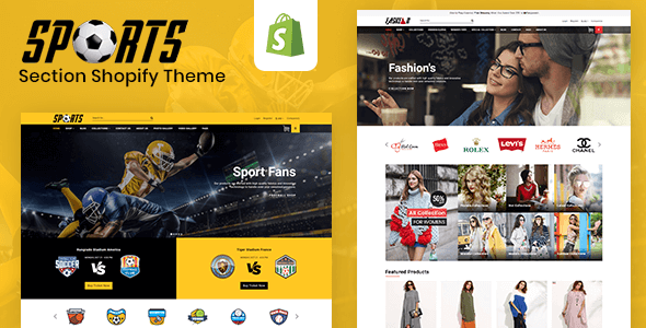 Sports - Multipurpose Responsive Drag & Drop Shopify Theme (Sections Ready)