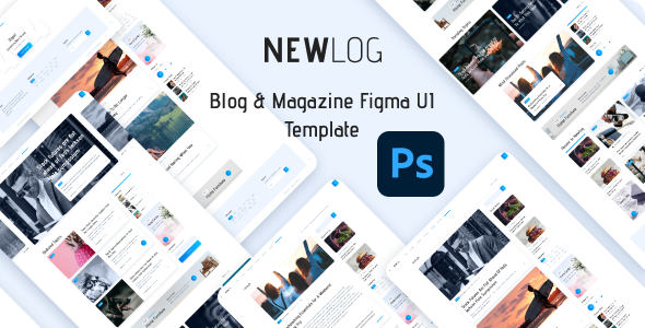 Newlog - Blog & Magazine PSD Template