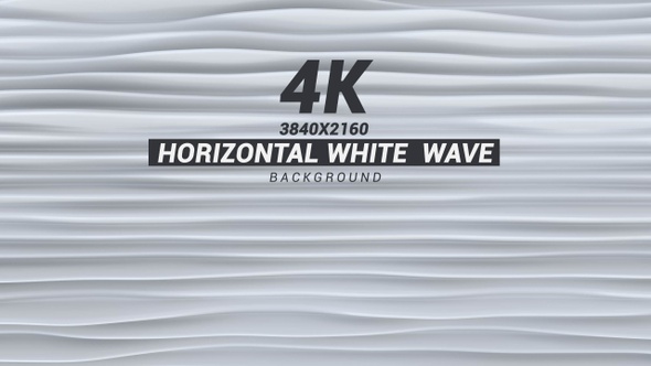 Horizontal White  Wave