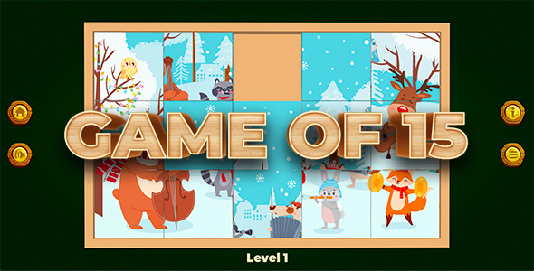 Game of 15 - Cross Platform Puzzle Game