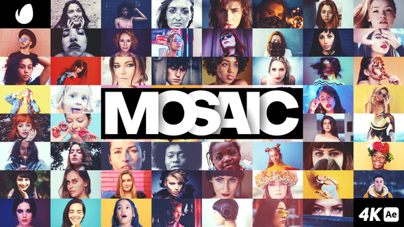 Mosaic Photo Wall
