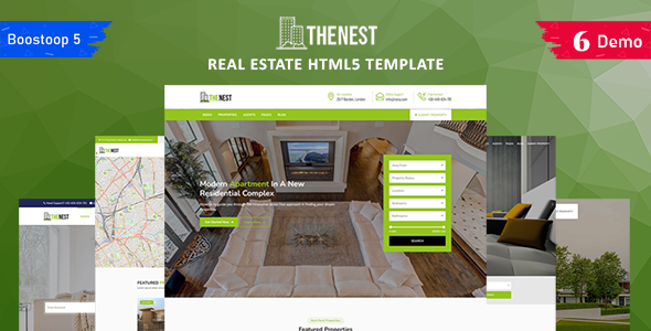 NEST - Real Estate Template