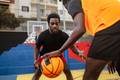 Young friends playing basketball outdoor - Urban sport lifestyle concept - PhotoDune Item for Sale