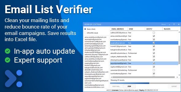 Extrax - Email List Verifier