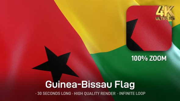 Guinea-Bissau Flag - 4K