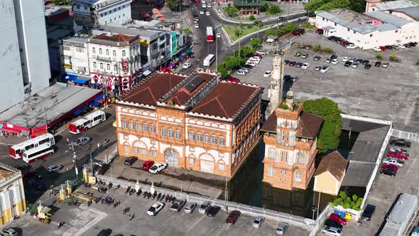 Amazonas Theater at Downtown Manaus Amazonas Brazil.